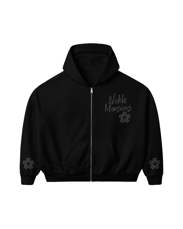 Everyday Zip-Up *Black Cat