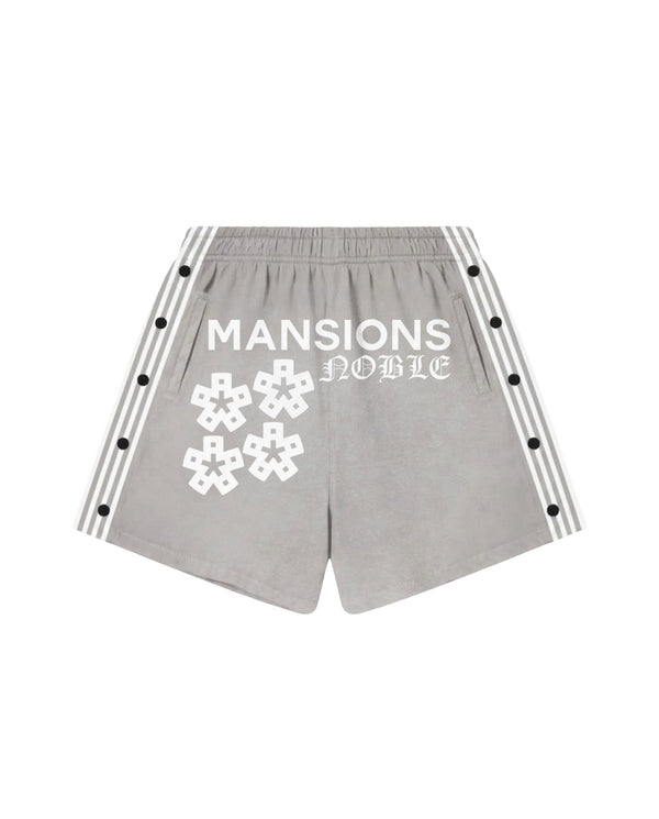 Mansion Snap Shorts *Ghost Grey