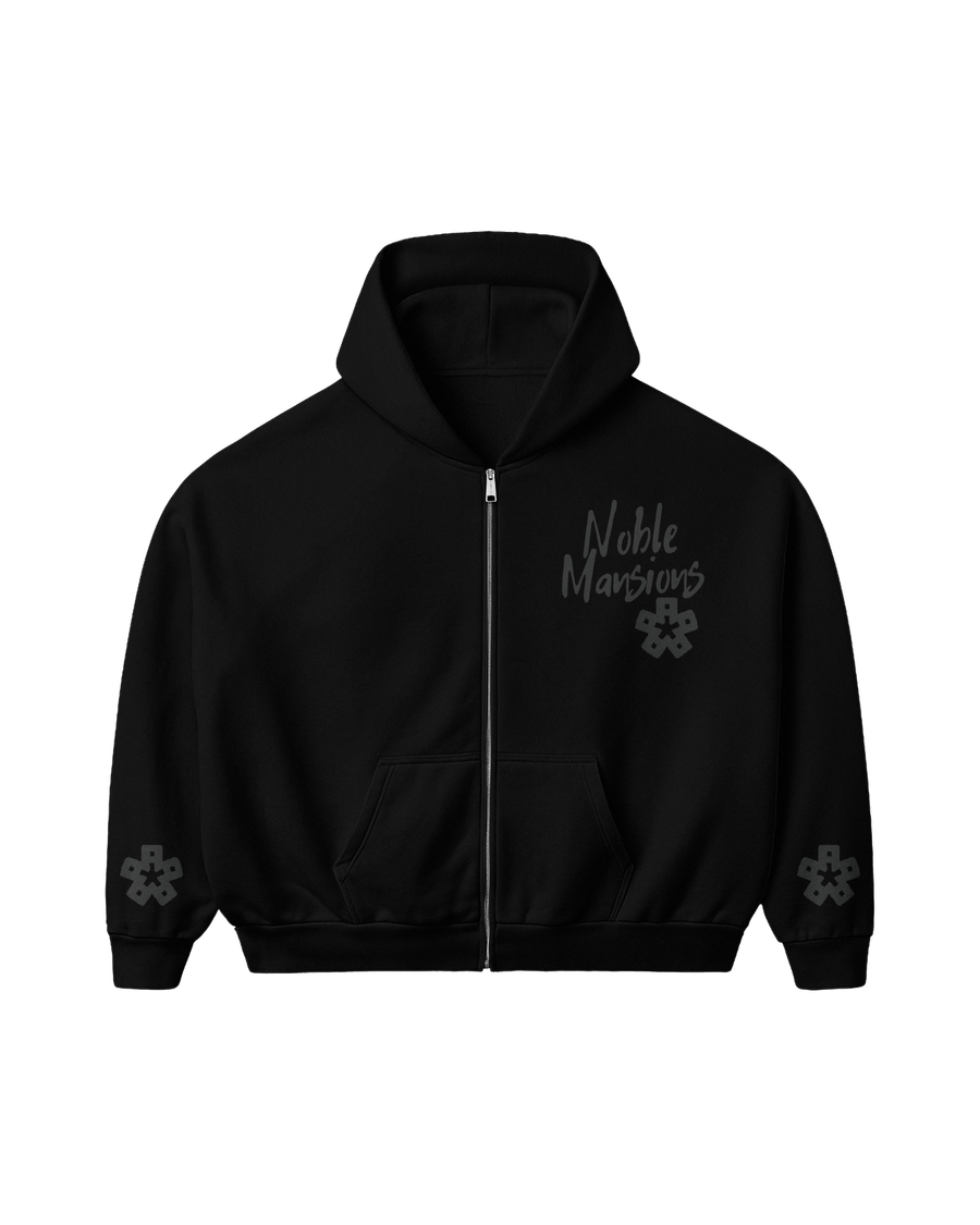 Everyday Zip-Up *Black Cat