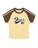 Women’s “07” Raglan Tee *Banana Split