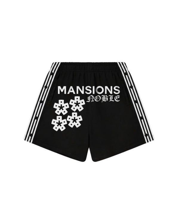 Mansion Snap Shorts *Black